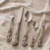 Vintage barok bestekset zilver