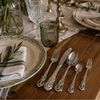 Vintage barok bestekset zilver