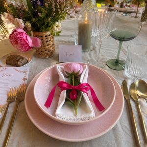 Jay hill roze bord  diep 21 cm