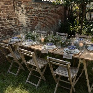 Tafel op schragen