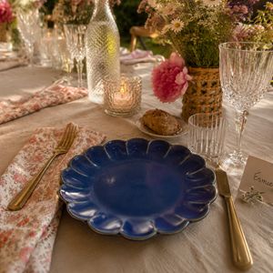Bord  19cm Marrakesh sky blauw