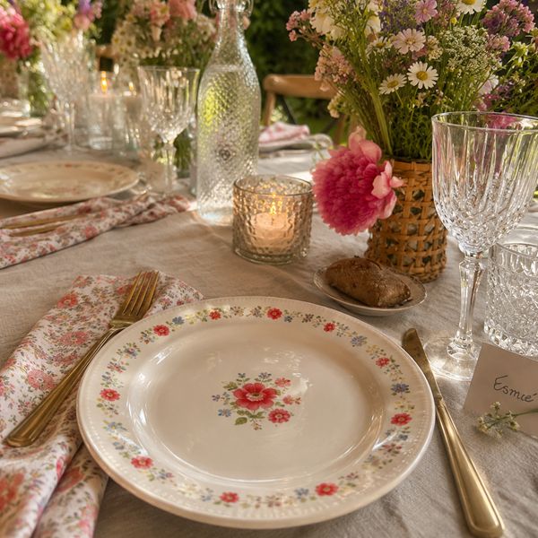 bord Beige Roze, 20cm claire & eef bord Beige Roze, 20cm claire & eef