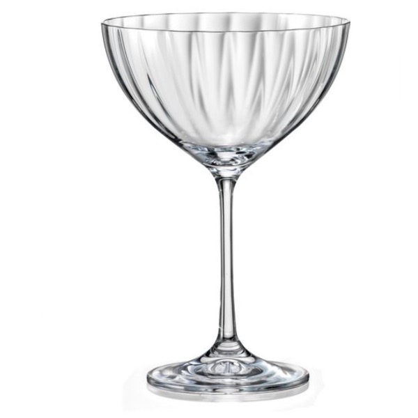 Champagne coupe – Crystalex Waterfall (Bohemia Cristal). Champagne coupe – Crystalex Waterfall (Bohemia Cristal).