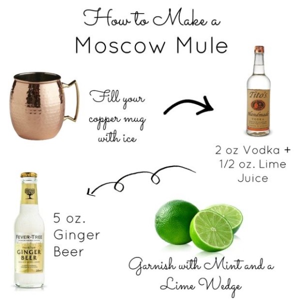 Moscow mule 330 ml koperen beker Moscow mule 330 ml koperen beker